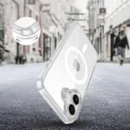 Хибриден кейс с MagSafe за iPhone 16 отTech-Protect Flexair Hybrid CC - Прозрачен