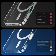 Хибриден кейс с MagSafe за iPhone 16 отTech-Protect Flexair Hybrid CC - Прозрачен