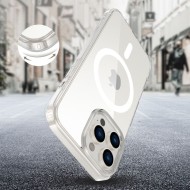 Хибриден кейс с MagSafe за iPhone 16 Pro Max отTech-Protect Flexair Hybrid CC - Прозрачен