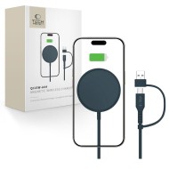 Безжично зарядно 15W с MagSafe и Qi отTech-Protect QI15W-A44 - Navy Blue
