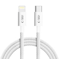 Кабел за зареждане 200см с USB-C / LIghtning и PD 27W / 3A от Tech-Protect Ultraboost Lite - Cool Grey