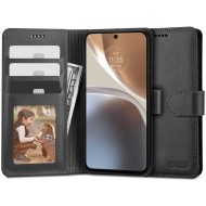 Кожен тефтер за Motorola Moto G32 от Tech-Protect Wallet - Черен