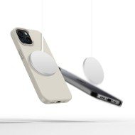 Силиконов кейс с MagSafe за iPhone 15 от Tech-Protect Silicone Pure - Cosmic Latte