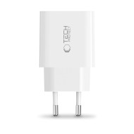 Универсално зарядно с USB-C и PD20W за IOS и Android от Tech-Protect NC20W - Бяло