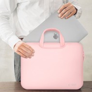 Неопренова чанта за лаптоп 15-16 инча от Tech-Protect Neoprene Bag - Dusty Rose