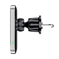 Стойка за автомобил с MagSafe безжично зареждане 15W от Tech Protect MM15W-V9 - Черна