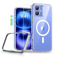 Удароустойчив кейс с MagSafe и протектор за iPhone 16  от ESR Classic Pro Set Halolock - Clear