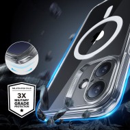 Удароустойчив кейс с MagSafe и протектор за iPhone 16  от ESR Classic Pro Set Halolock - Clear