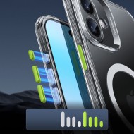 Удароустойчив кейс с MagSafe и протектор за iPhone 16  от ESR Classic Pro Set Halolock - Clear