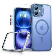 Удароустойчив кейс с MagSafe и протектор за iPhone 16  от ESR Classic Pro Set Halolock - Frost Blue