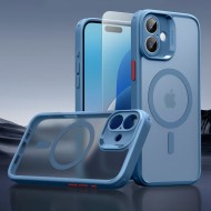 Удароустойчив кейс с MagSafe и протектор за iPhone 16  от ESR Classic Pro Set Halolock - Frost Blue