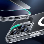 Удароустойчив кейс с MagSafe и протектор за iPhone 16 Pro Max от ESR Classic Pro Set Halolock - Clear