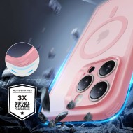 Удароустойчив кейс с MagSafe и протектор за iPhone 16 Pro Max  от ESR Classic Pro Set Halolock - Frost Pink