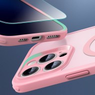 Удароустойчив кейс с MagSafe и протектор за iPhone 16 Pro Max  от ESR Classic Pro Set Halolock - Frost Pink