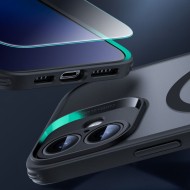 Удароустойчив кейс с MagSafe и протектор за iPhone 16  от ESR Classic Pro Set Halolock - Frost Black