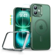 Удароустойчив кейс с MagSafe и протектор за iPhone 16  от ESR Classic Pro Set Halolock - Frosted Green