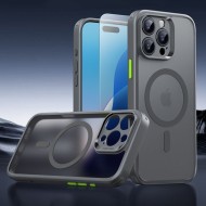 Удароустойчив кейс с MagSafe и протектор за iPhone 16 Pro Max  от ESR Classic Pro Set Halolock - Frosted Grey
