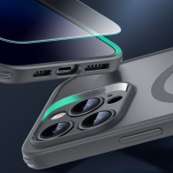 Удароустойчив кейс с MagSafe и протектор за iPhone 16 Pro Max  от ESR Classic Pro Set Halolock - Frosted Grey