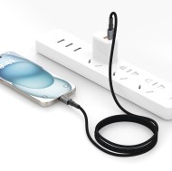 Кабел за зареждане USB-C/ USB-C PD100W /5A 100см от Tech- Protect  Ultraboost DNA- Iron Grey