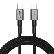 Кабел за зареждане USB-C/USB-C PD100W /5A 200см от Tech- Protect  Ultraboost DNA- Iron Grey