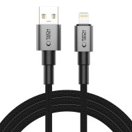 Кабел за зареждане USB-A/Lightning 15W /2.4A 200см от Tech- Protect  Ultraboost DNA- Iron Grey