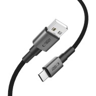 Кабел за зареждане USB-A/Type-C 15W / 3A - 300см от Tech- Protect  Ultraboost DNA- Iron Grey