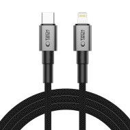 Кабел за зареждане Lightning 27W /3A 200см от Tech- Protect  Ultraboost DNA- Iron Grey