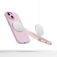 Силиконов кейс с MagSafe за iPhone 15 от Tech-Protect Silicone Pure - Pink