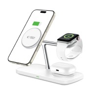 Зарядна станция 3в1 15W за iOS и Android устройства от Tech Protect A45 - Черна