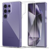 Хибриден кейс за Samsung Galaxy S25 Ultra от Tech-Protect Flexair Hybrid - Прозрачен