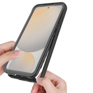 360 градусов калъф с MagSafe за Samsung Galaxy S25 от Tech-Protect Defense360 - Черен