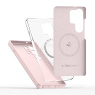 Силиконов кейс с MagSafe за Samsung Galaxy S25 Ultra от Tech-Protect Liquid Silicone - Pink Pearl