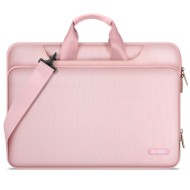 Чанта за лаптоп 15-16 инча от Tech-Protect Pocket Bag Laptop - Розова