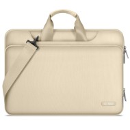 Чанта за лаптоп 15-16 инча от Tech-Protect Pocket Bag Laptop - Desert Beige