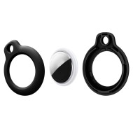 2x ключодържател за Apple Airtag от Tech Protect Rough - Черен