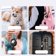 2x ключодържател за Apple Airtag от Tech Protect Rough - Черен