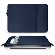 Мек калъф за лаптоп 13" инча от Tech-Protect Neopren - Navy Blue
