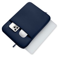 Мек калъф за лаптоп 15-16" инча от Tech-Protect Neopren - Navy Blue