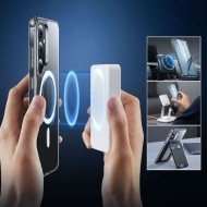 Силиконов кейс с MagSafe за Samsung Galaxy S25 Plus от ESR Classic Hybrid Halolock - Clear