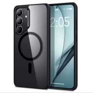 Силиконов кейс с MagSafe за Samsung Galaxy S25 Plus  от ESR Classic Hybrid Halolock - Clear / Black