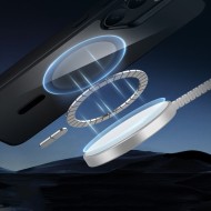 Силиконов кейс с MagSafe за Samsung Galaxy S25 Plus  от ESR Classic Hybrid Halolock - Clear / Black