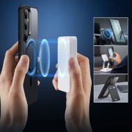 Силиконов кейс с MagSafe за Samsung Galaxy S25 Plus  от ESR Classic Hybrid Halolock - Clear / Black