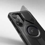 360 градусов калъф с MagSafe за Samsung Galaxy S25 от Tech-Protect Kevlar - Black