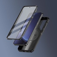 360 градусов калъф с MagSafe за Samsung Galaxy S25 от Tech-Protect Kevlar - Black