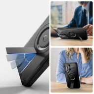 360 градусов калъф с MagSafe за Samsung Galaxy S25 от Tech-Protect Kevlar - Black