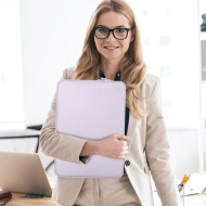 Мек калъф за лаптоп 15-16" инча от Tech-Protect Neopren - Mauve