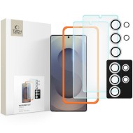 2 х Протектор за дисплей + протектор за камера на Samsung Galaxy S25 Ultra от Tech-Protect Supreme Set
