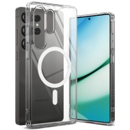 Удароустойчив твърд кейс с MagSafe за Samsung Galaxy S25 Ultra от Ringke Fusion Magnetic - Прозрачен