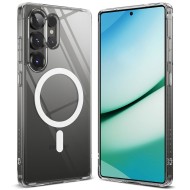 Удароустойчив твърд кейс с MagSafe за Samsung Galaxy S25 Ultra от Ringke Fusion Magnetic - Прозрачен