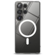 Удароустойчив твърд кейс с MagSafe за Samsung Galaxy S25 Ultra от Ringke Fusion Magnetic - Прозрачен